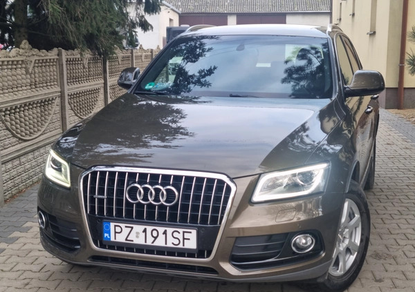 Audi Q5 cena 85900 przebieg: 120000, rok produkcji 2015 z Kostrzyn małe 326